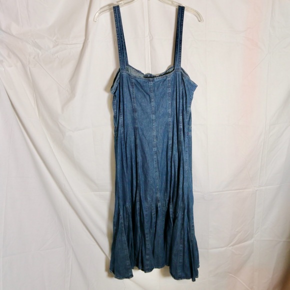 Ralph Lauren Dark Blue Jean Dress - Picture 2 of 3